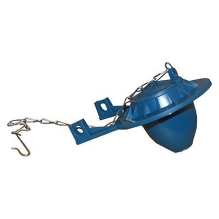 LARSEN SUPPLY CO Larsen Supply 04-1585 Blue Chemical Resistant Tank Flapper With Chain 660165
